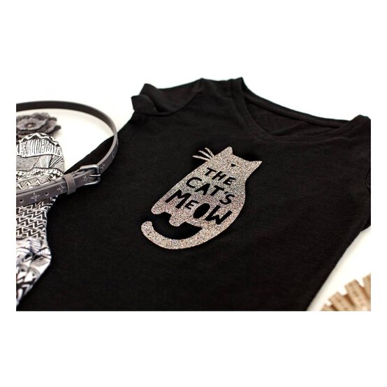 Cricut Multicolour Glitter Iron On 12 x 19 Inches image number 2