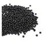 Beads Unlimited Opaque Black Rocaille Beads 2.5mm x 3mm 50g image number 1
