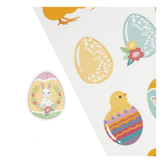 Egg and Chick Paper Stickers 25 Pack image number 4