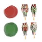 Nutcracker Christmas Cupcake Topper and Case 24 Pack image number 1