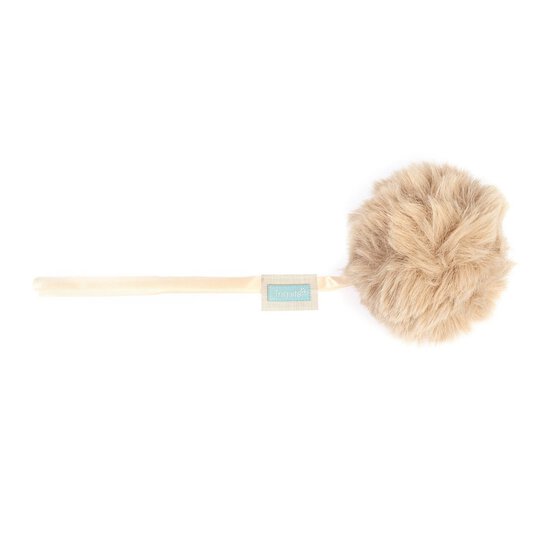 Natural Faux Fur Pom Pom 11cm  image number 4