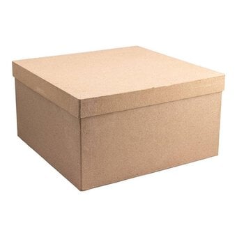 Mini Mache Square Shaped Box 7.6cm