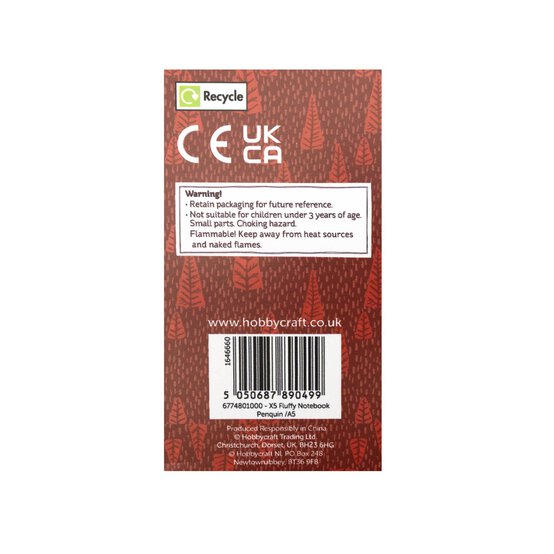 Fluffy Penguin Notebook A5 image number 3