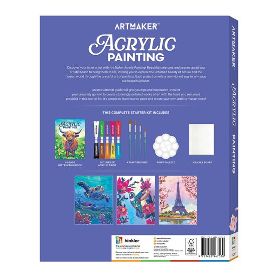Artmaker Acrylic Painting Kit image number 5