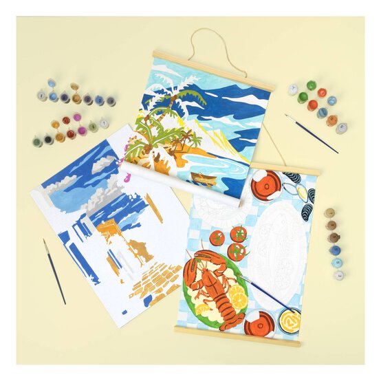 Beach Paint by Numbers Canvas Roll image number 3