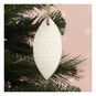 Hanging Ceramic Flat Bauble Decoration 10cm  image number 1