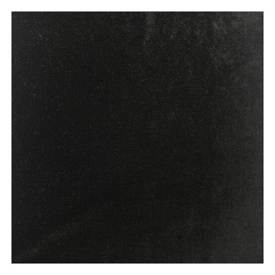 Black Spandex Velvet Fabric&nbsp;by the Metre image number 2