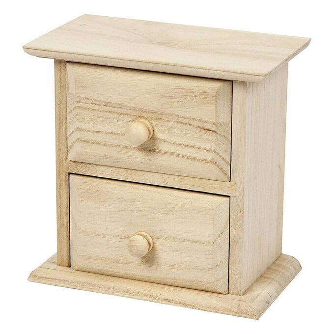 Wooden Chest of Drawers 13cm image number 1