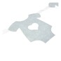 Create & Celebrate White Felt Baby Grow Bunting 2.4m image number 2