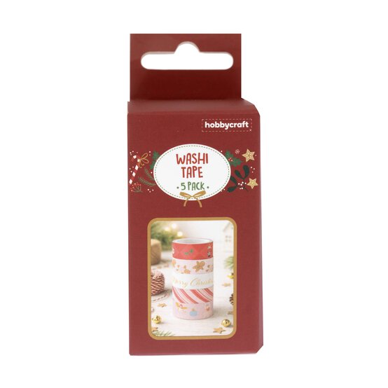 Christmas Fairy Tale Washi Tapes 2m 5 Pack  image number 4