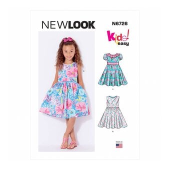 New Look Child’s Dress Sewing Pattern 6726