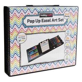Pop-Up Easel Art Set 140 Pieces image number 3