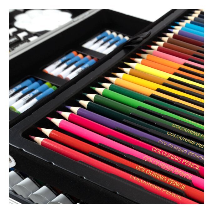 Bright Pink Mixed Media Art Set 126 Pieces image number 3