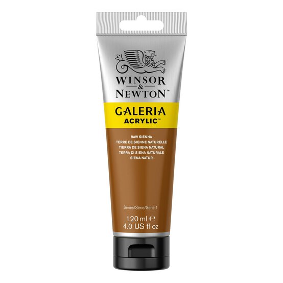 Winsor & Newton Galeria Raw Sienna Acrylic Paint 120ml image number 1