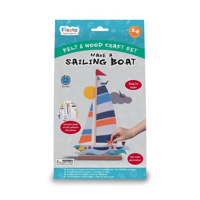 Make a Sailing Boat Craft Set image number 1