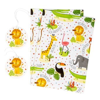 Safari Gift Wrap Set
