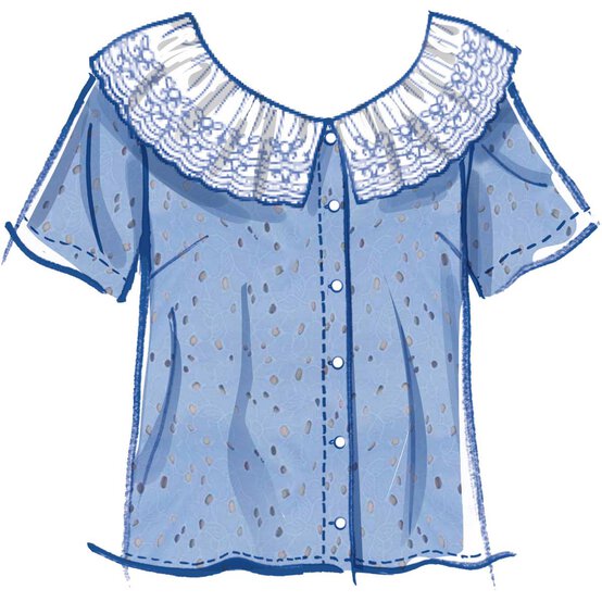 McCall&rsquo;s Mallory Top Sewing Pattern M8180 (6-14) image number 4