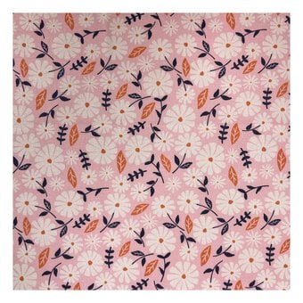 Women’s Institute Daisy Leaf Cotton Fabric Pack 112cm x 1.5m image number 2