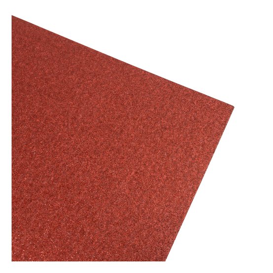 Red Glitter Card A4 16 Pack image number 2