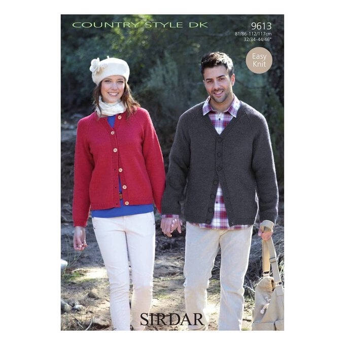 Sirdar Country Style DK Cardigans Digital Pattern 9613 image number 1