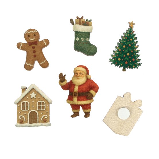 Homestead Wooden Toppers 4 Pack image number 3
