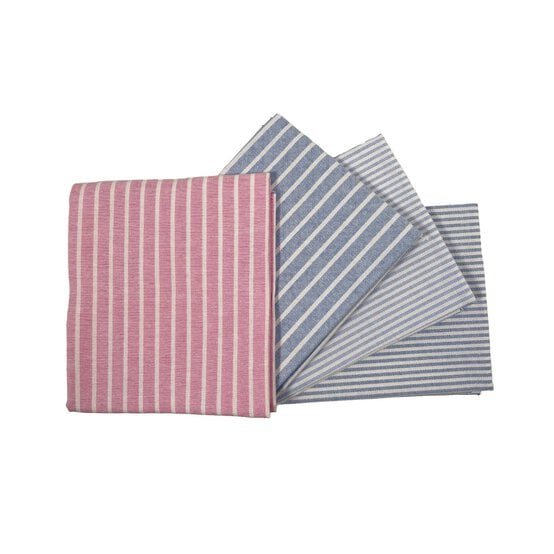 Chambray and Stripes Fat Quarters 4 Pack image number 1