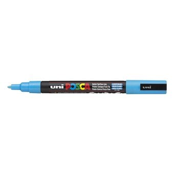 Uni-ball Light Blue Posca Marker PC-3M