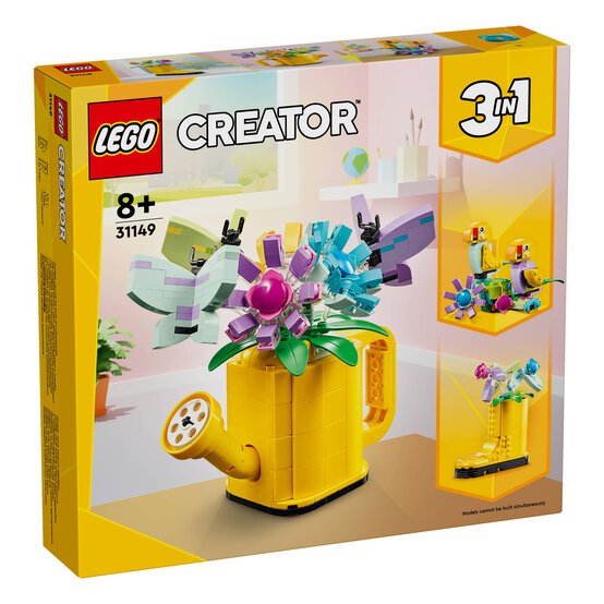 LEGO Creator 3 in 1 Flowers in Watering Can image number 1