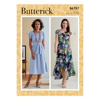 Butterick Women’s Dress Sewing Pattern B6757 (16-24)