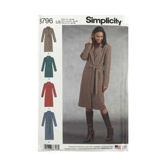 Simplicity Women's Jackets Sewing Pattern 8796 (U5 16-24)