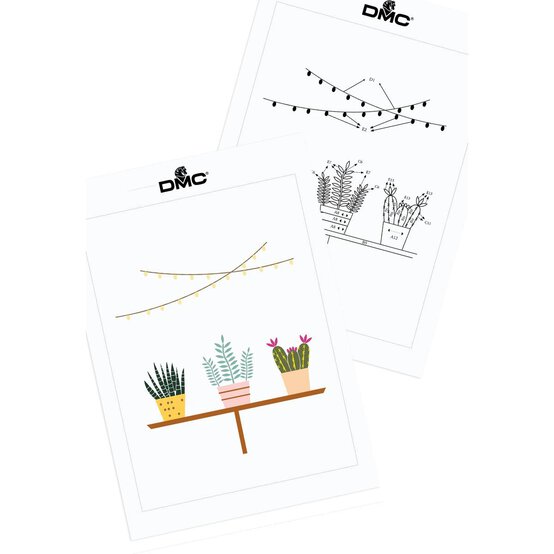 FREE PATTERN DMC Inside the Greenhouse Embroidery 0072 image number 5