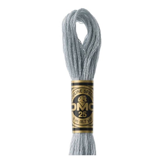 DMC Grey Mouline Special 25 Cotton Thread 8m (168) image number 1