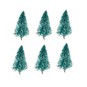 Bottle Brush Tree 3D Stickers 6 Pack  image number 1
