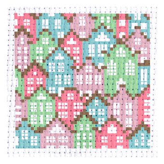 Mini Townhouses Cross Stitch Kit