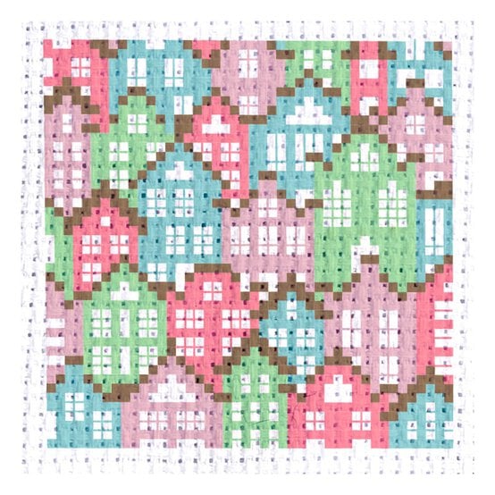 Mini Townhouses Cross Stitch Kit image number 5
