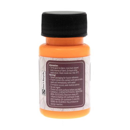 Orange Yellow Midnight Shine UV Blacklight Paint 50ml image number 3