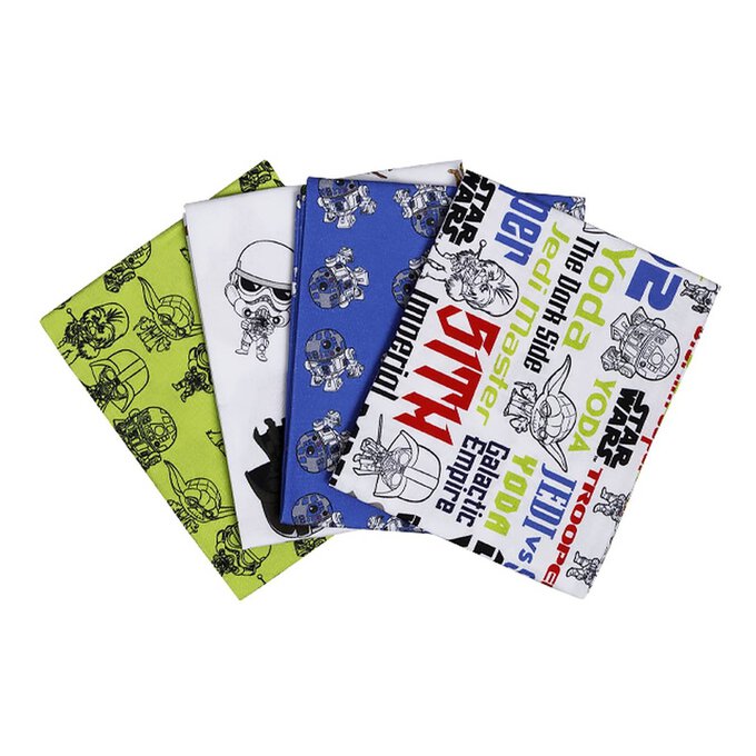 Star Wars Pop Galaxy Cotton Fat Quarters 4 Pack image number 1