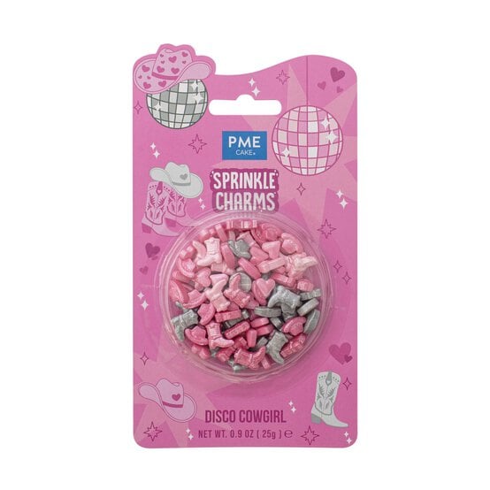 PME Disco Cowgirl Sprinkle Charms 25g  image number 1