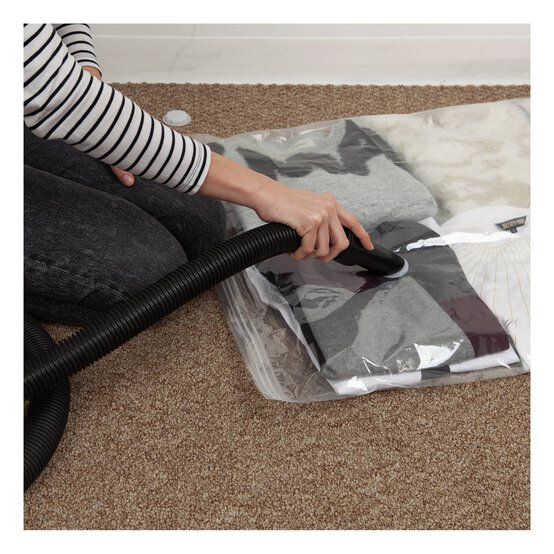 Jumbo Clear Vacuum Storage Bag 70cm x 100cm image number 2