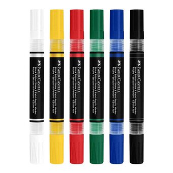 Faber-Castell Classic Shake & Paint Acrylic Marker 6 Pack