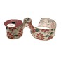 Poinsettia Wire Edge Printed Ribbon 63mm x 3m image number 1