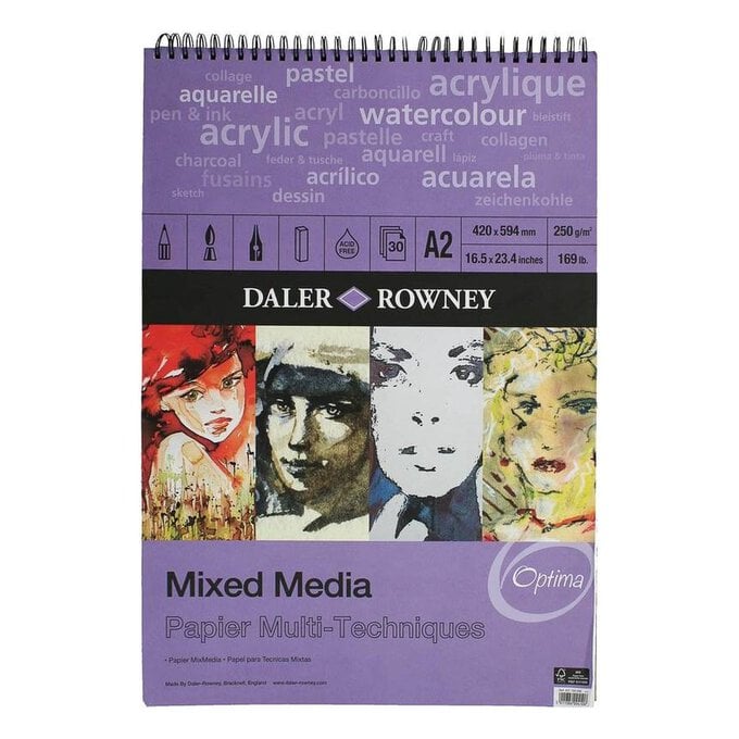 Daler-Rowney Mixed Media Sketchbook A2 image number 1