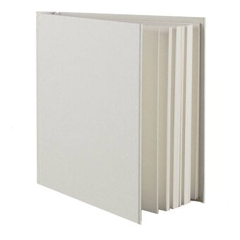 Seawhite White Square Hardback Sketchbook 14cm x 14cm image number 2