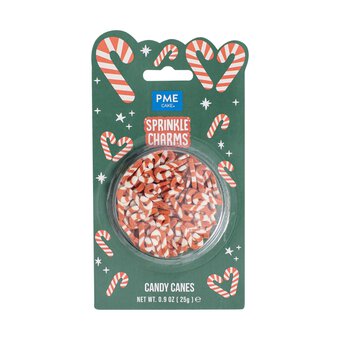 PME Christmas Candy Cane Sprinkle Charms 25g