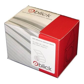 Blick Address Labels 250 Roll White