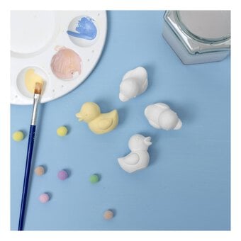 Mini Plaster Ducks 4 Pack