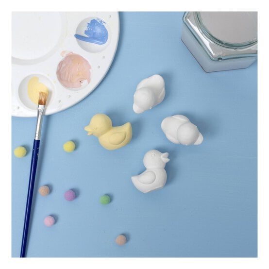 Mini Plaster Ducks 4 Pack image number 2