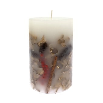 White Pillar Candle 15cm