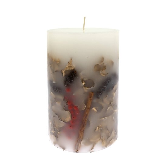 White Pillar Candle 15cm image number 2