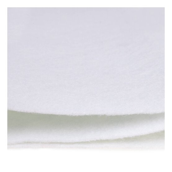 White Polyester Felt Sheet A4 image number 3